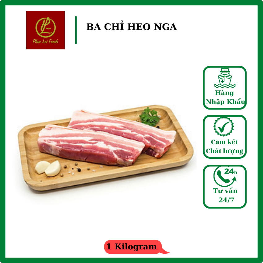 Ba Chỉ Heo Rút Sườn Nga - 1KG