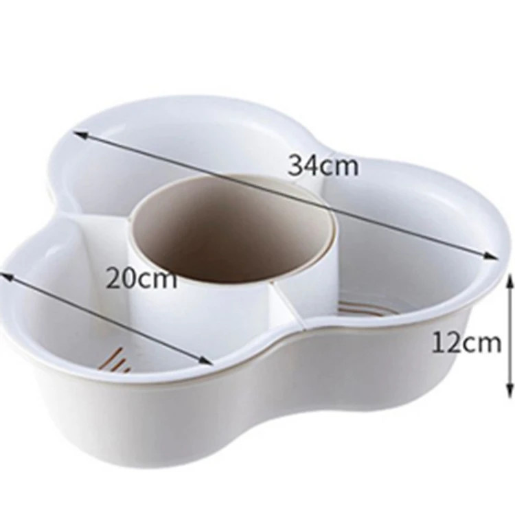 Rỗ đựng thực phẩm , rau ,củ , quả 4 ngăn có thể tháo rời - Hàng chính hãng