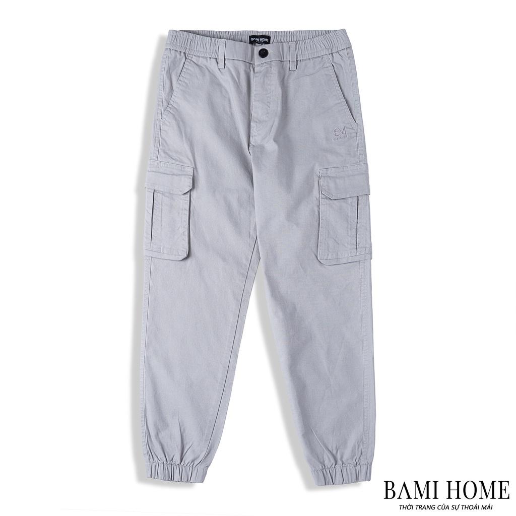 Quần Jogger nam túi hộp cao cấp BAMI HOME chất kaki co giãn phong cách, cá tính QJG- 01