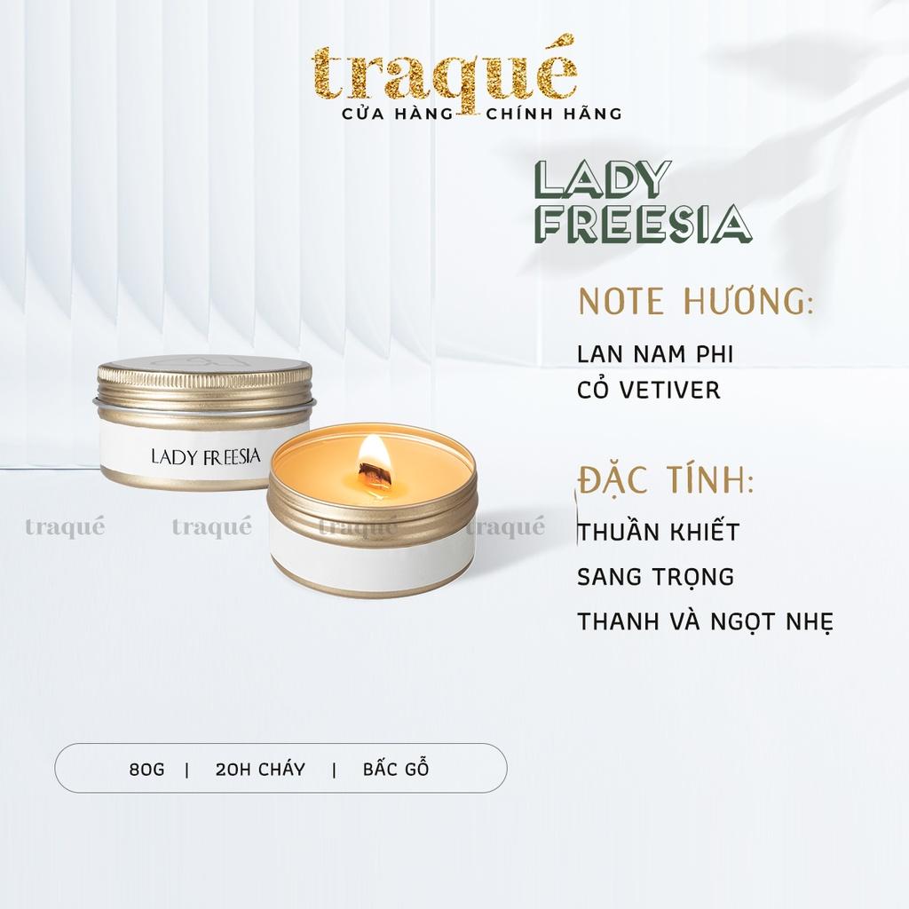 Nến thơm tinh dầu Aurae - dòng Signature - SX tại VN - LADY FREESIA