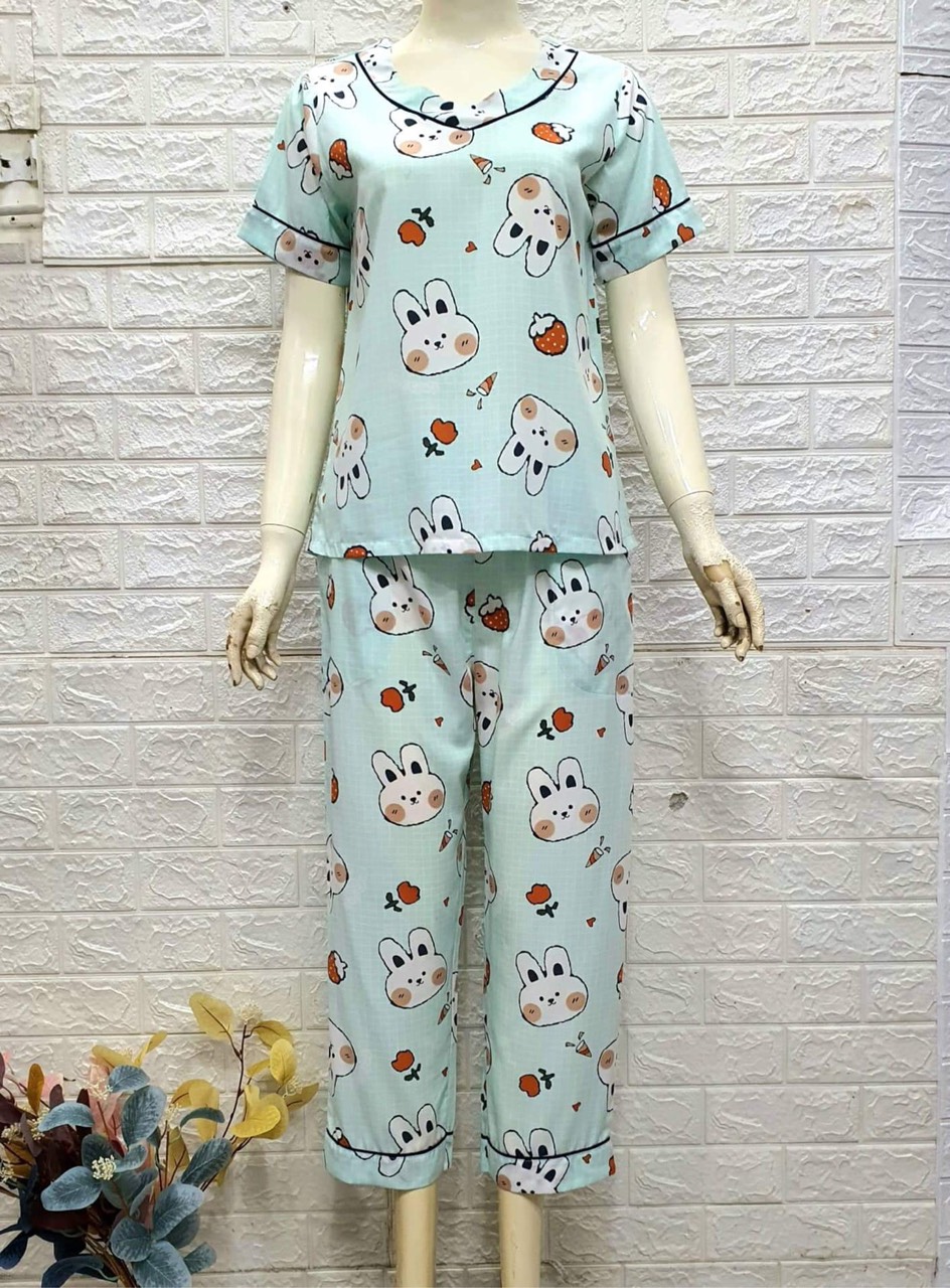 [40kg - 80kg] Đồ Bộ Măc Nhà, Đồ Bộ Nữ Tole (Lanh) 2 Da Tay Quần Lỡ (Dài 85cm) Tay Ngắn Bigsize, Màu Số 6