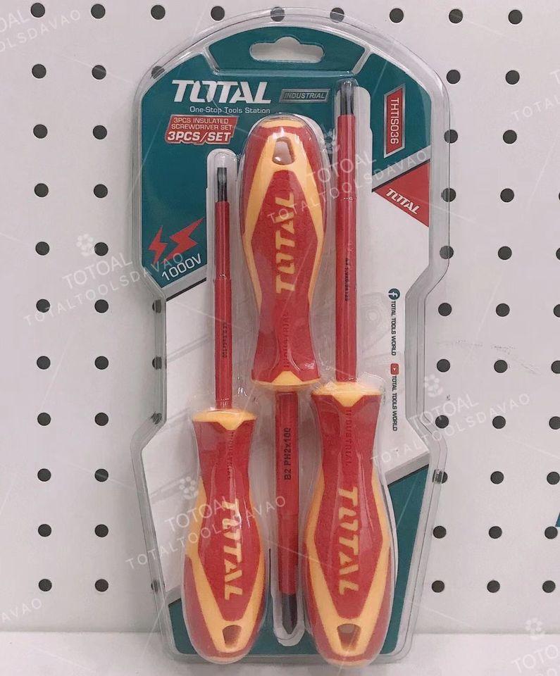 BỘ 3 TUA VÍT CÁCH ĐIỆN TOTAL THTIS036 - HÀNG CHÍNH HÃNG