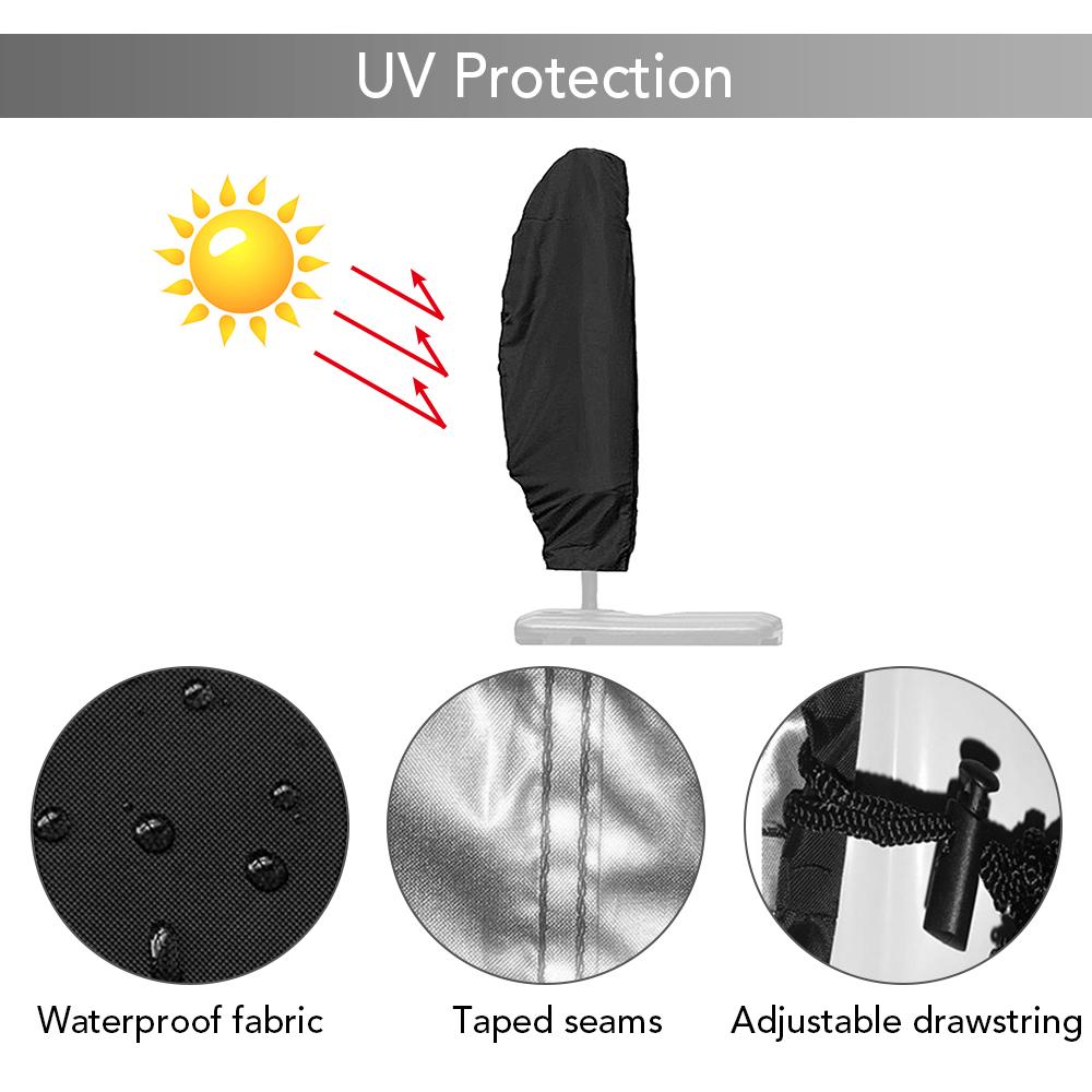 Dù cỡ lớn vải oxfordngoài trời bao phủ tốt, chống tia UV, bảo vệ ô tô ô tránh mưa tránh nắng