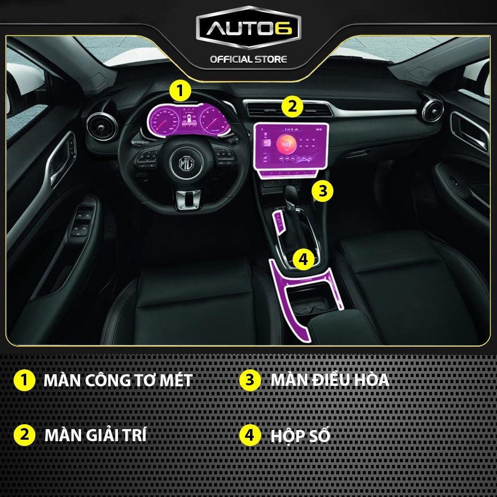 MG ZS (Bản Thái): Film PPF bảo vệ FULL BỘ nội thất -AUTO6- chống xước, che mờ đi các vết xước cũ, giữ độ zin bóng cho xe