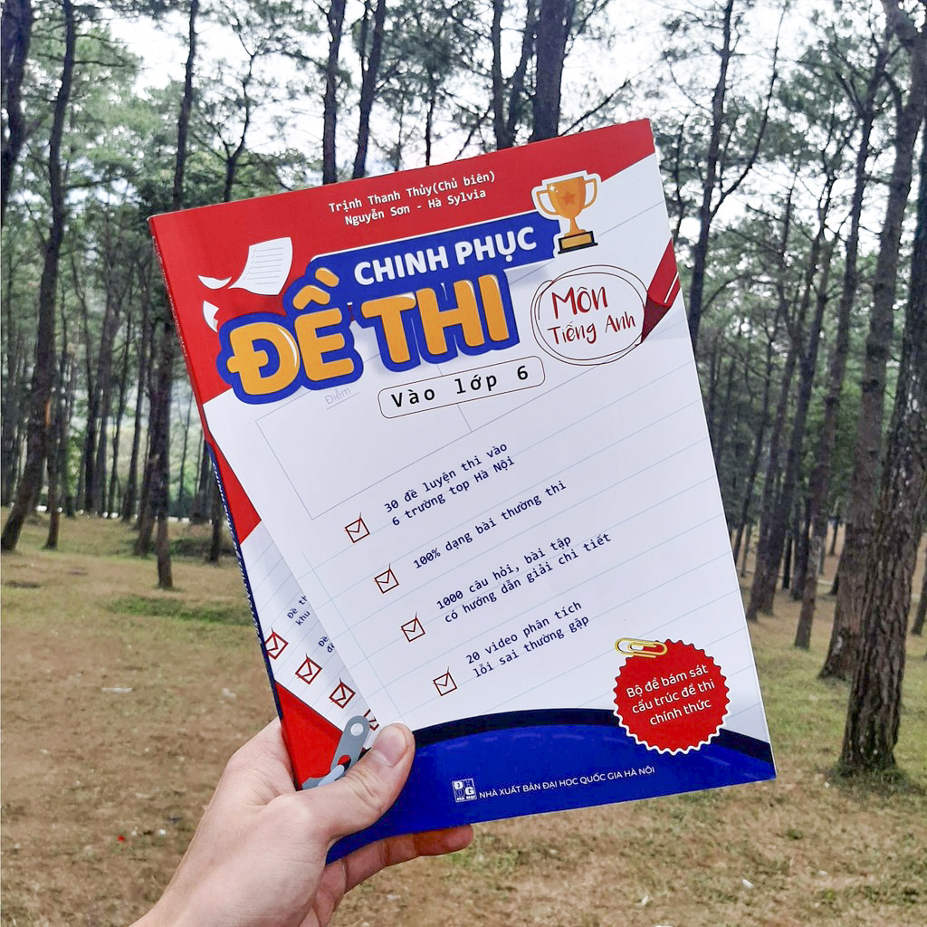 Sách Chinh Phục Đề Thi Vào Lớp 6 Môn Tiếng Anh