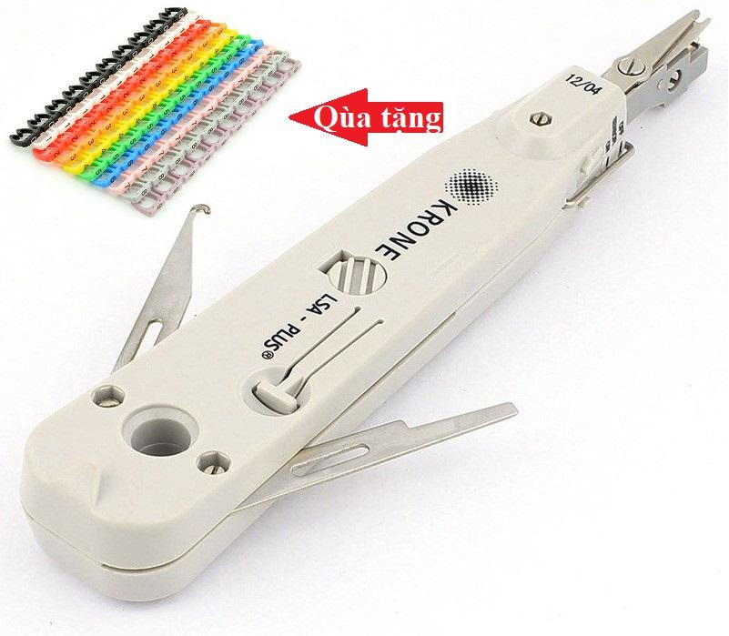 Tool nhấn mạng Krone Tặng vỉ vòng đánh số mạng