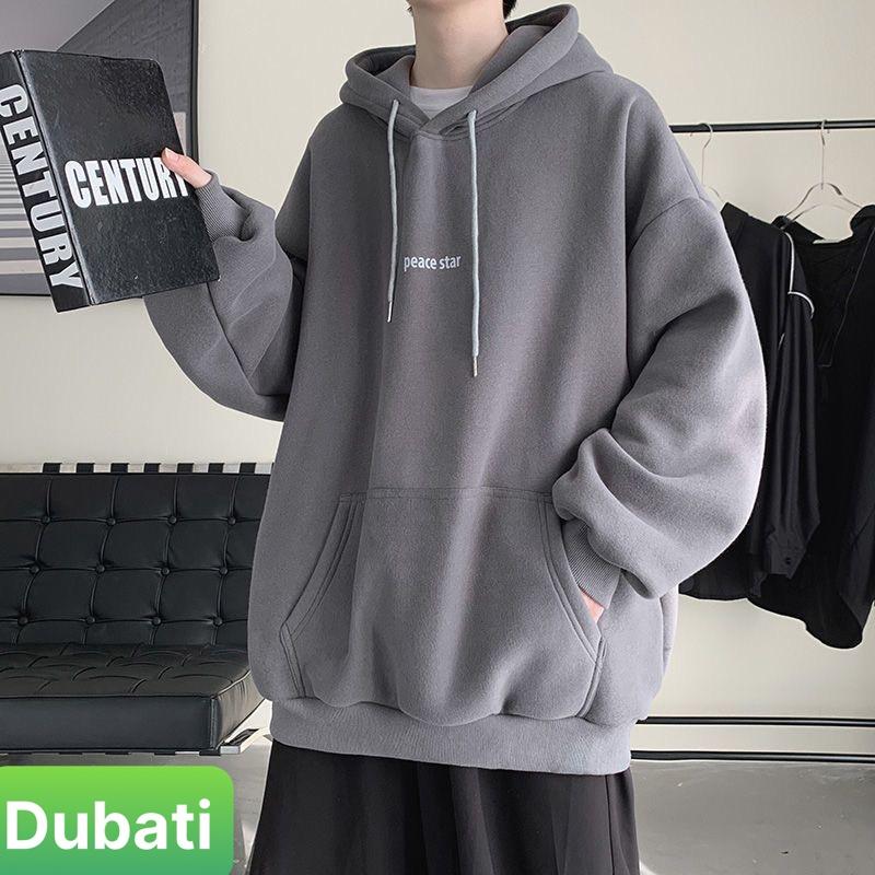 ÁO HOODIE NAM NỮ, ÁO KHOÁC NỈ IN HÌNH CHỨ PEACE STAR FROM RỘNG DÀI TAY CHỐNG NẮNG SÀNH ĐIÊU - DUBATI FASHON