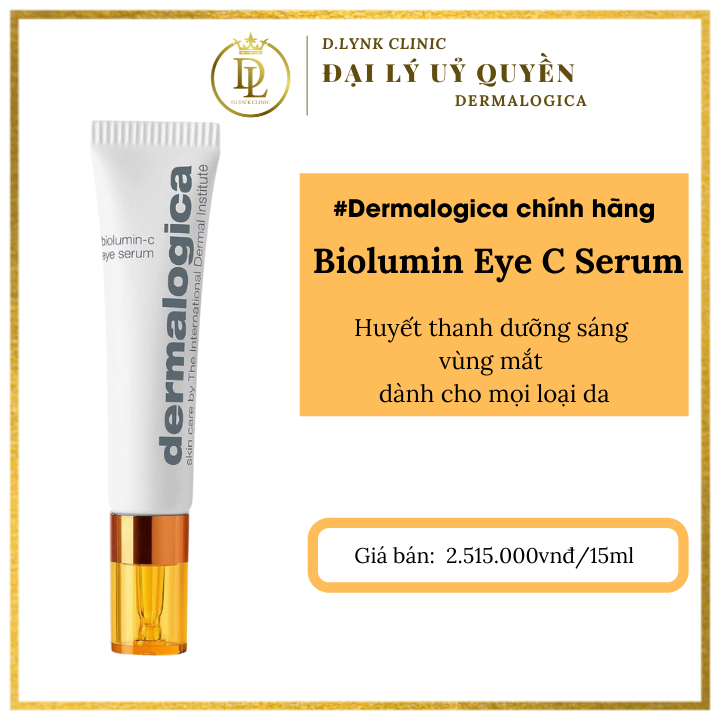 [HCM] Tinh chất dưỡng sáng vùng mắt Dermalogica Biolumin C Eye Serum 15ml dành cho mọi loại da