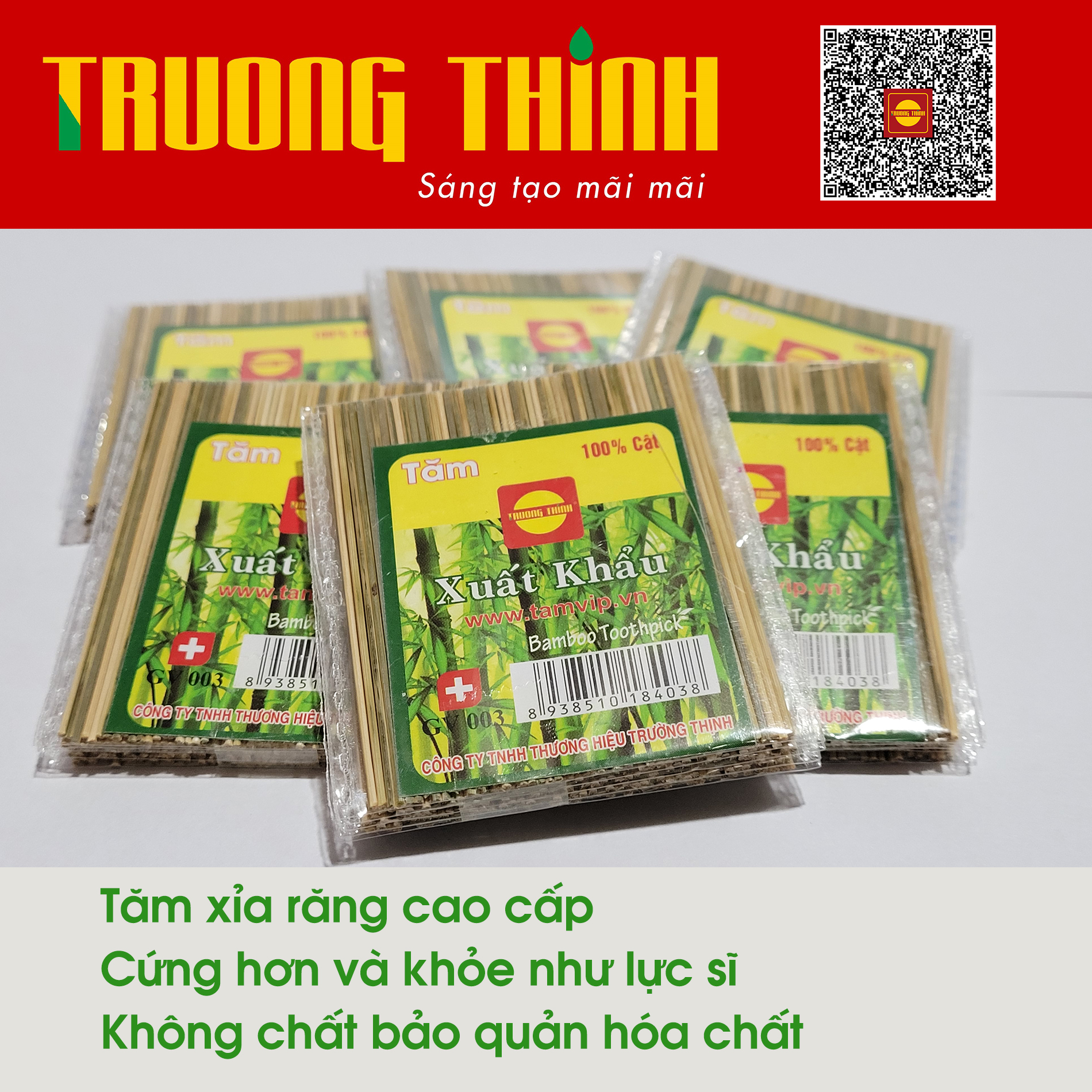 Tăm Xỉa Răng Cao Cấp Tiết Kiệm Gía Siêu Rẻ Thương Hiệu Trường Thịnh -Tăm Xanh Bịch 30 gói nhỏ