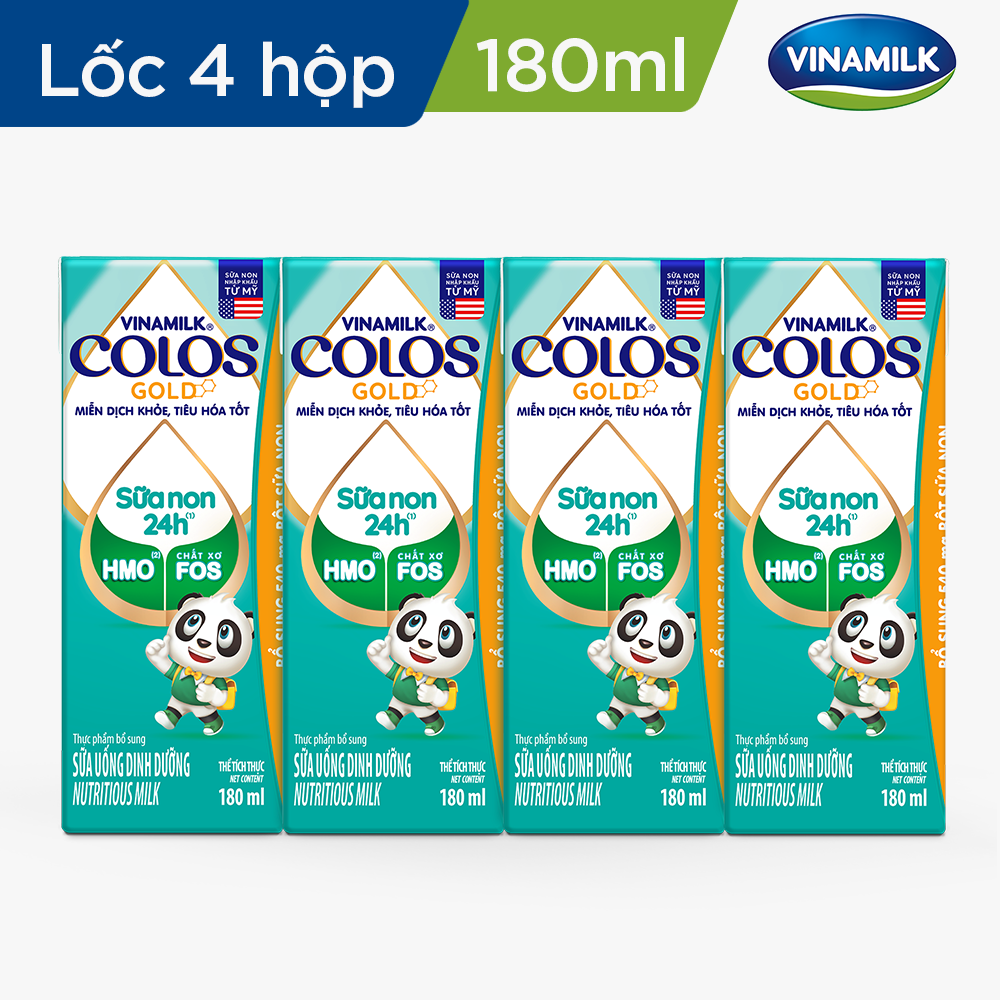 Hình ảnh Thùng 48 Hộp Sữa uống dinh dưỡng Vinamilk ColosGold 180ml