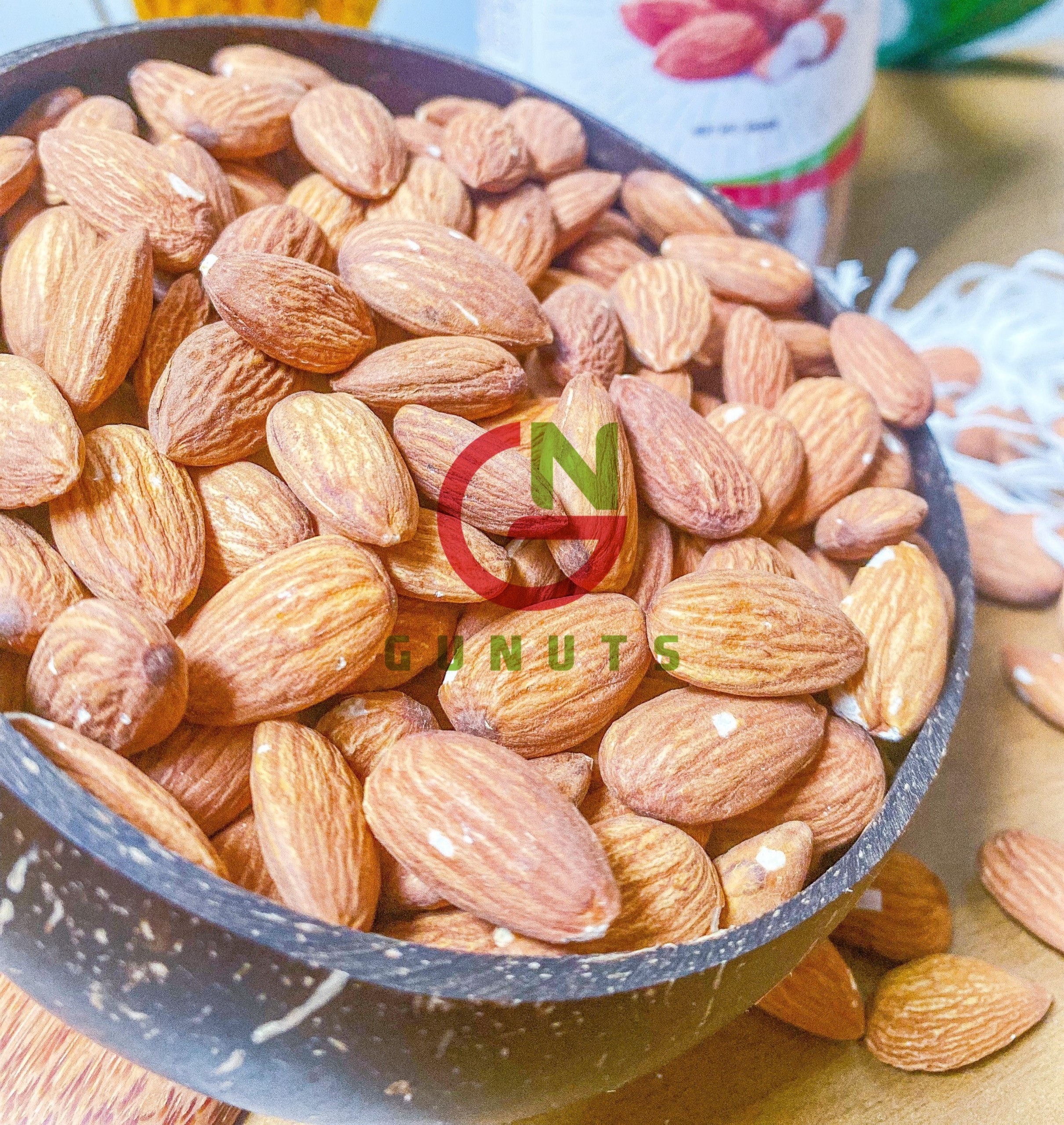 Hạt Hạnh Nhân Tươi Mỹ - Hạt Hạnh Nhân Đã Tách Vỏ Gunuts Dùng Làm Sữa Hạt Giúp Giảm Cân Cực Kì Hiệu Quả 500g