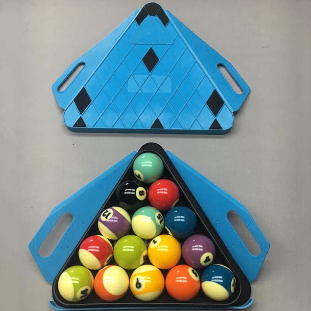 Triangle Rack W/ Billiard Ball Tray Snooker Pool Table Rack Accs