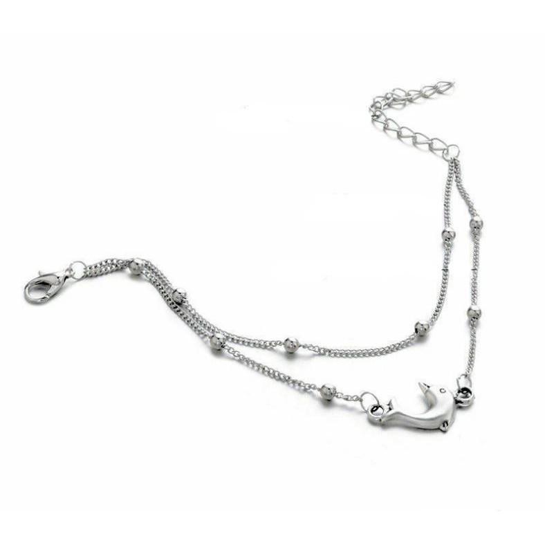 Lắc chân nữ - cá heo ️ ƯU ĐÃI TOÀN SHOP ️ Bạc 925 sáng bền, thiết kế tinh tế phù hợp mọi phong cách, sự kiện