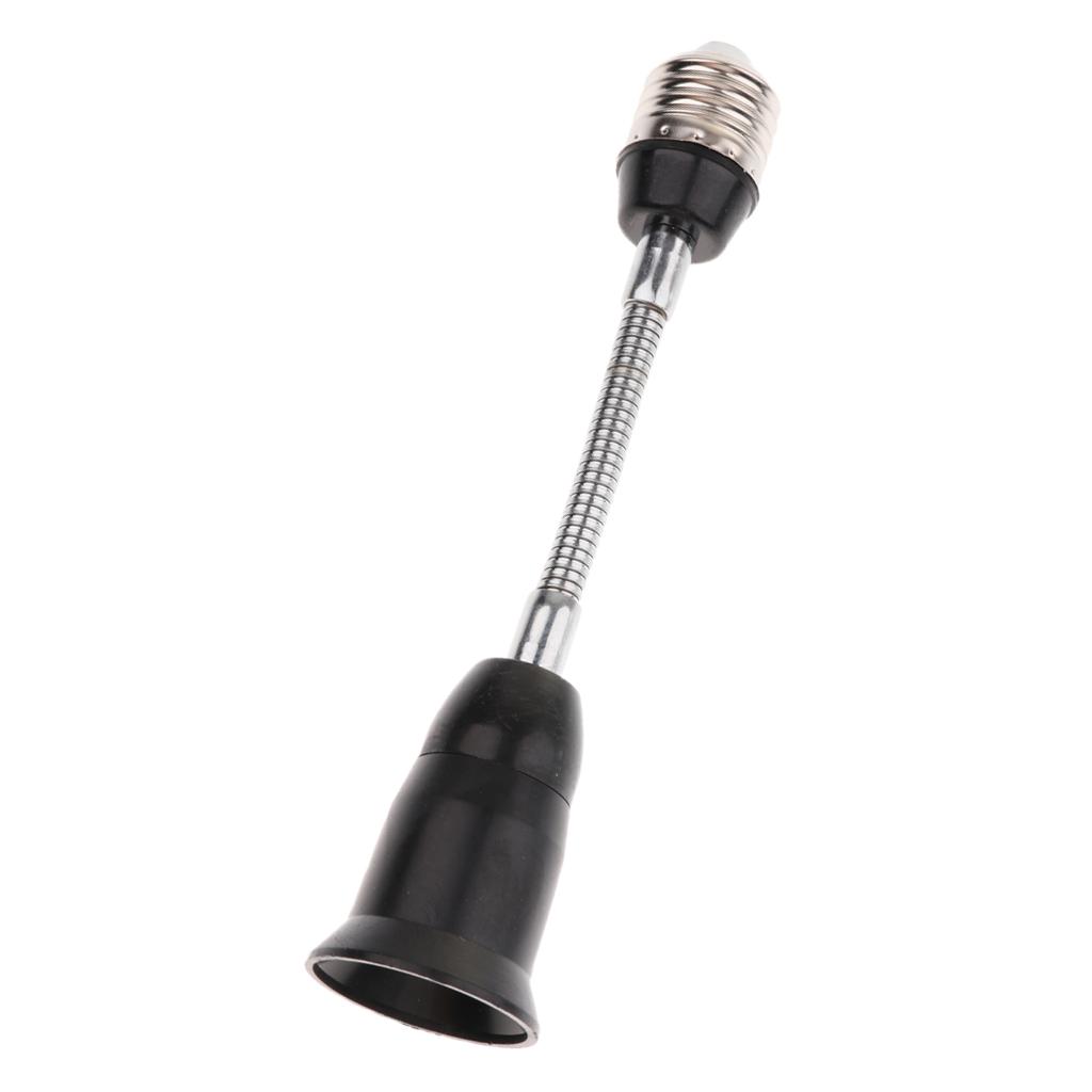 Adjustable Plastic LED Light Bulb Holder E27 Socket Extender Adapter