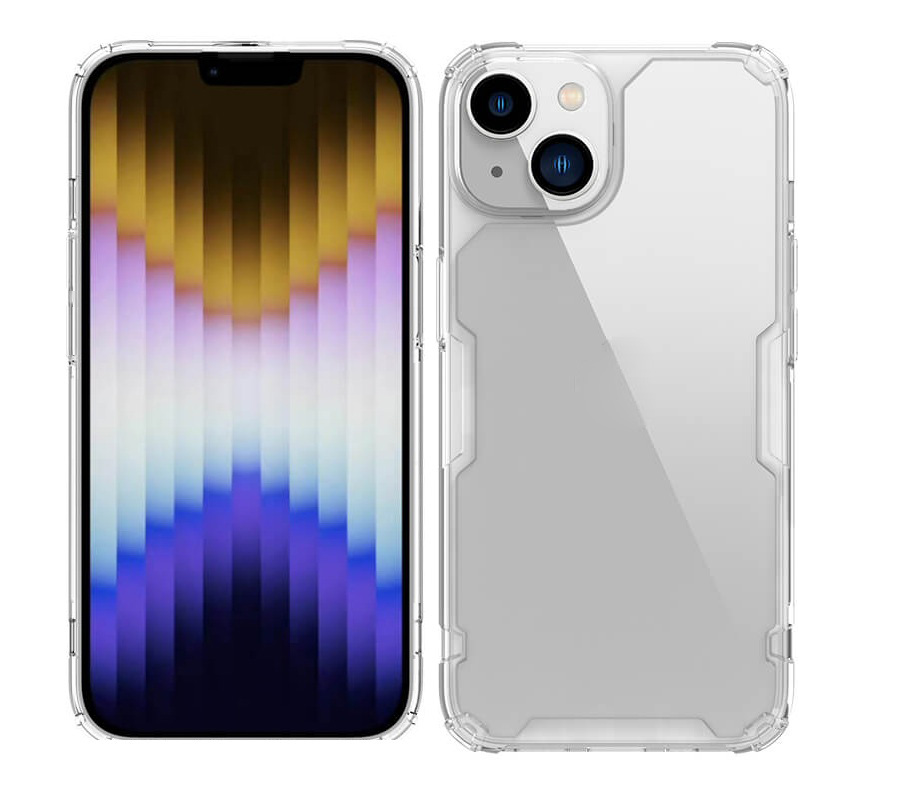 Ốp lưng dẻo TPU cho iPhone 14 Plus hiệu Nillkin Nature TPU Pro Case chống sốc, chống chịu mọi va đập - hàng nhập khẩu