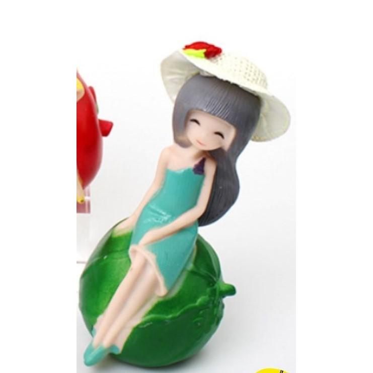 Bộ 4 mô hình đồ chơi cô gái trái cây Fruit girl ( hỗ trợ gói quà miễn phí)
