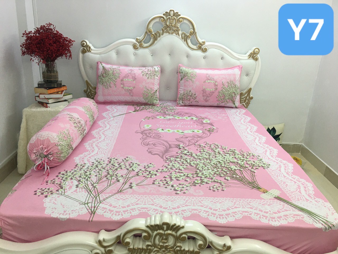 Bộ Drap gối Thun gối thun Ý 5D Cao Cấp , mát lạnh, thấm hút tốt.