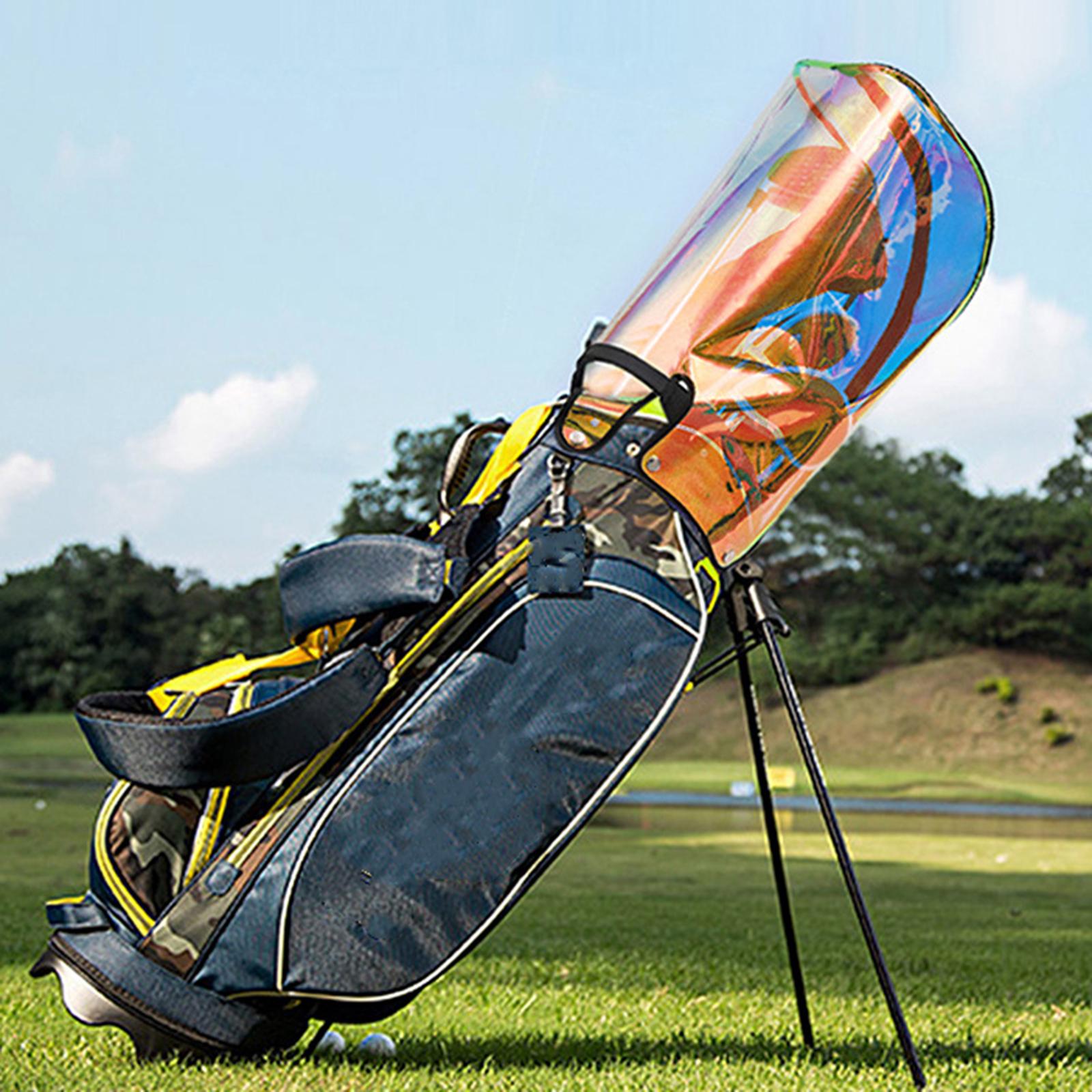 Golf Bag Rain Cover Waterproof Hood Protection Pack Golf Club Bags Raincoat