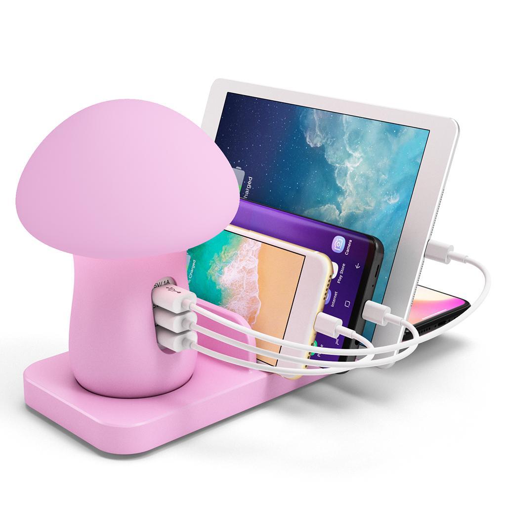 LED Light 3 Port USB Charging Charger Station Hub For /for UK