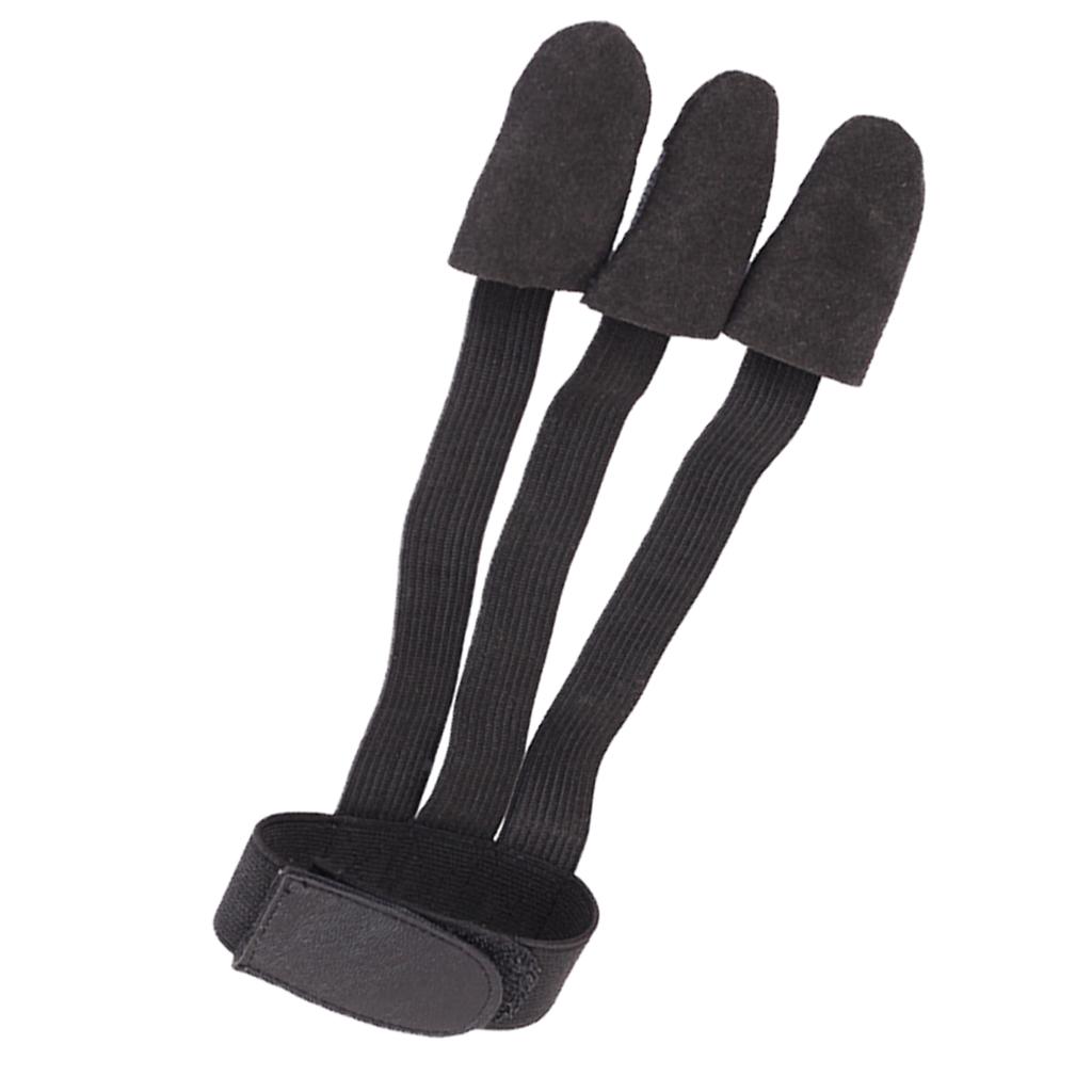 3 Finger Archery Protector Tab Guard Glove for Tradition Bow Hunting