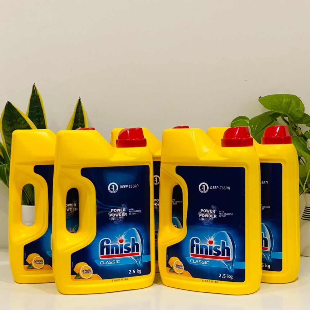 Bột rửa bát Finish 2.5kg + Tặng viên Finish Nhật