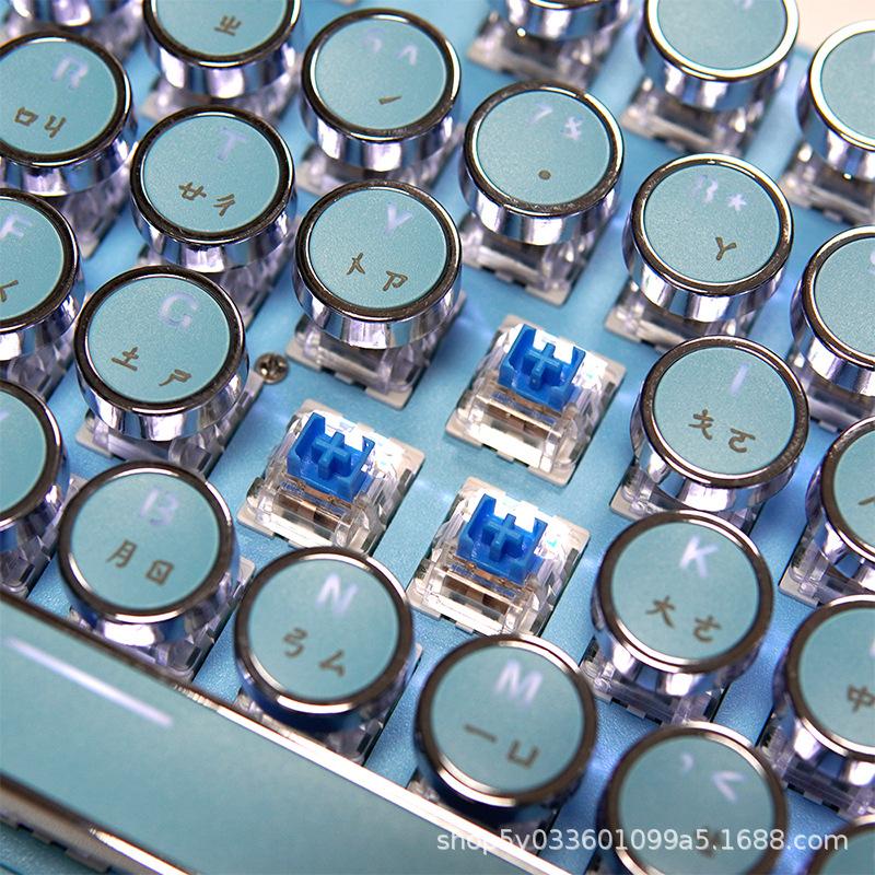 Giá thấp nhất Bàn Phím Chơi Game Retro Phiên Âm Phiên Âm Bàn Phím Chơi Game Bàn Phím Cơ Trục Xanh