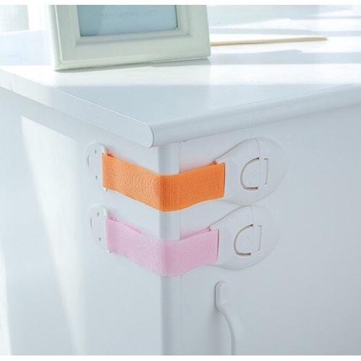 Khóa tủ lạnh ngăn kéo chống kẹt tay an toàn cho bé