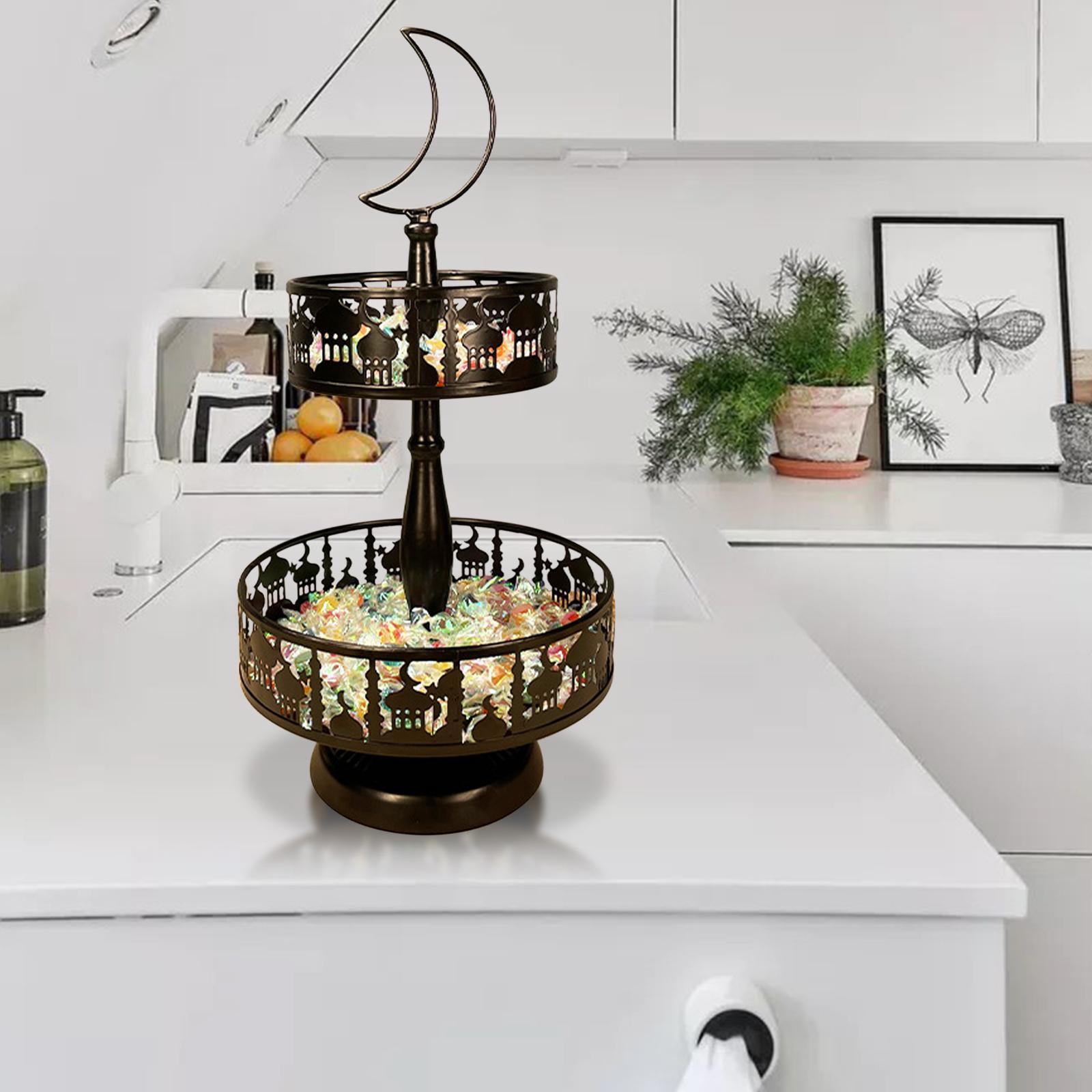 2 X Nordic Cake Stand Display Holder Decoration Iron for Wedding Holiday Use