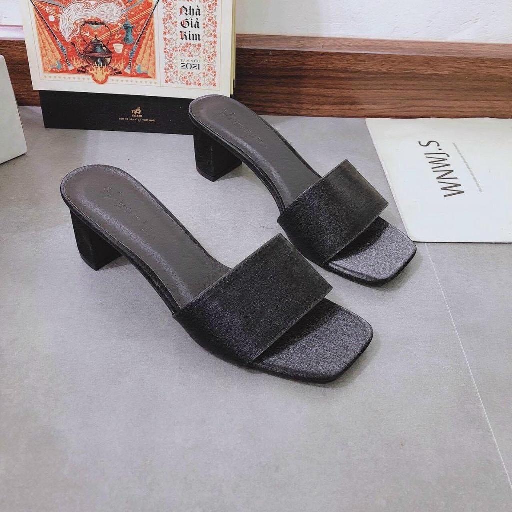 GUỐC QUAI NGANG BẢN TO DA MỊN GÓT TRỤ VUÔNG - 7P
