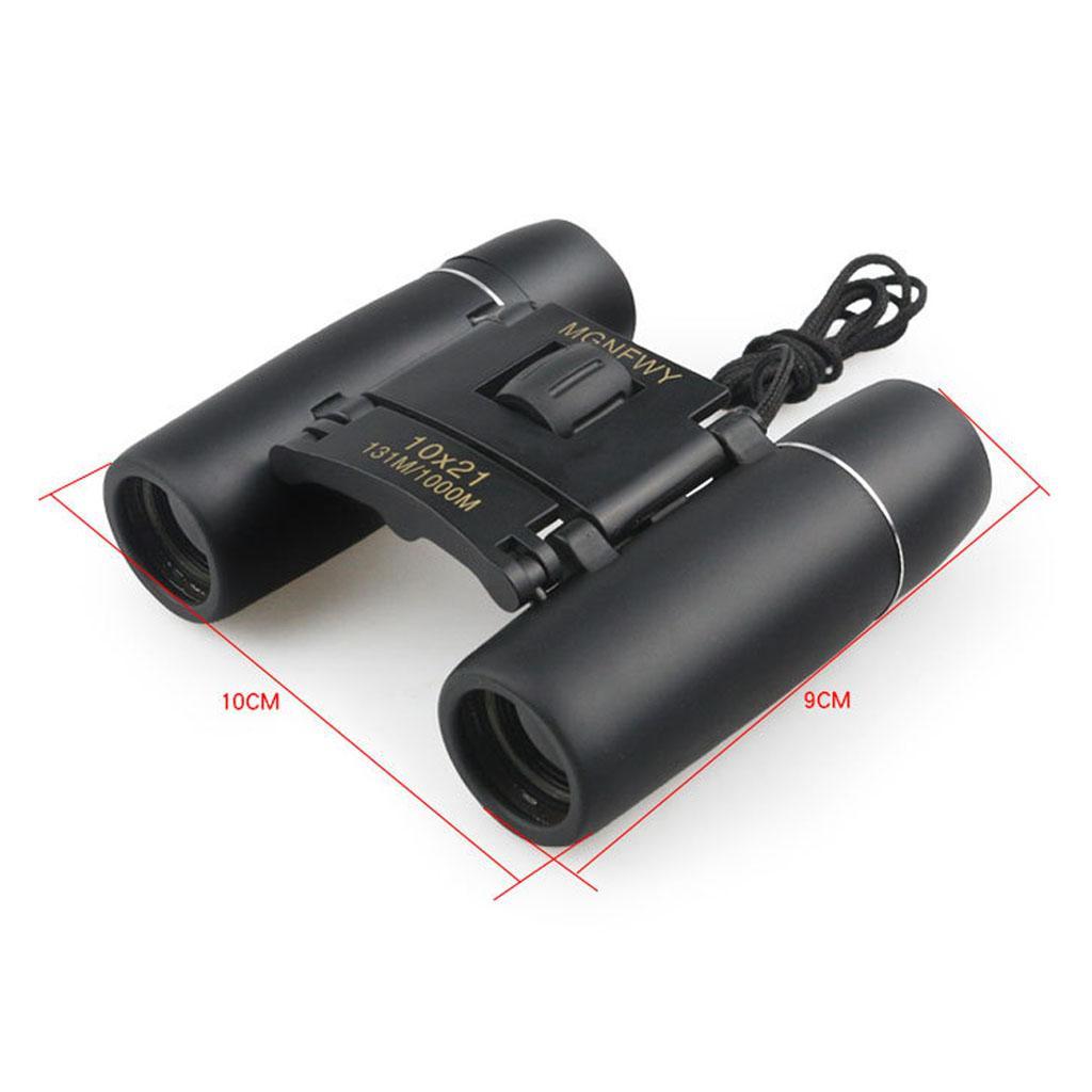 Portable 10x21 Optical Eyeglasses Telescope Fishing Binoculars