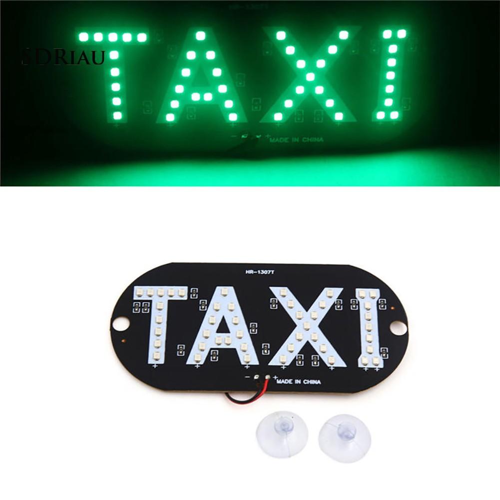 Đèn LED chữ TAXI gắn kính chắn gió xe hơi đa dụng nhiều màu tùy chọn