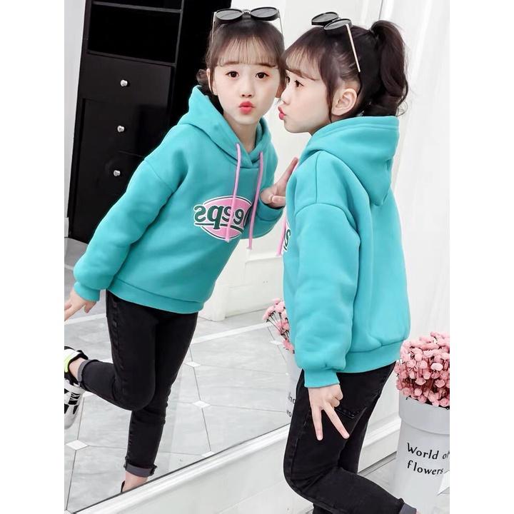 Áo nỉ mũ cho bé từ 9 đên 33kg deep dáng rộng chất nỉ bông siêu cute