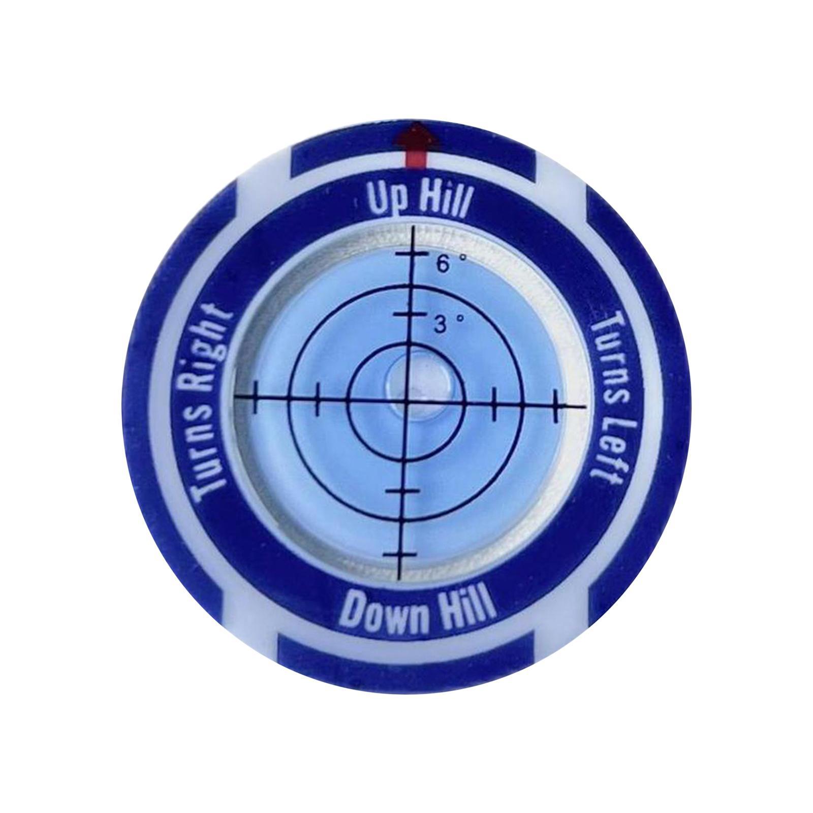 Golf Ball Marker with Hat Clip Compact Accessory Outdoor Putting Aid