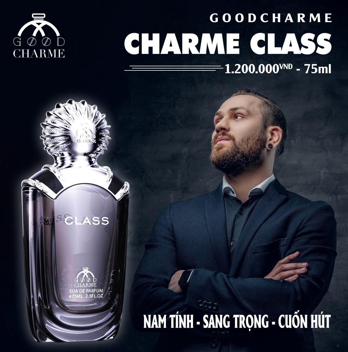 Nước Hoa Nam Charme Class 75ml