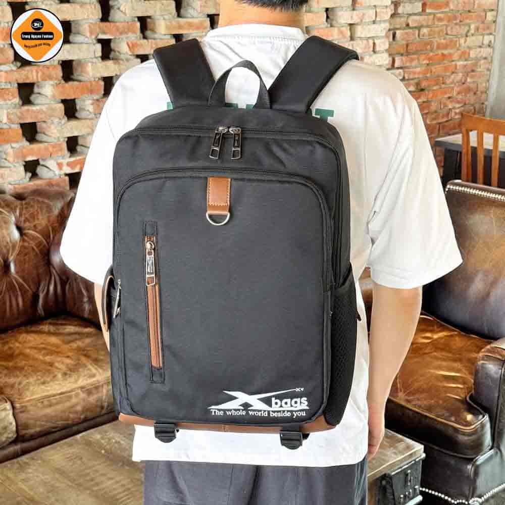Balo học sinh đựng laptop 14 inch Xbags Yame – Balo trung học cao cấp, thời trang, sang trọng nhiều ngăn đi học, đi làm XB3101