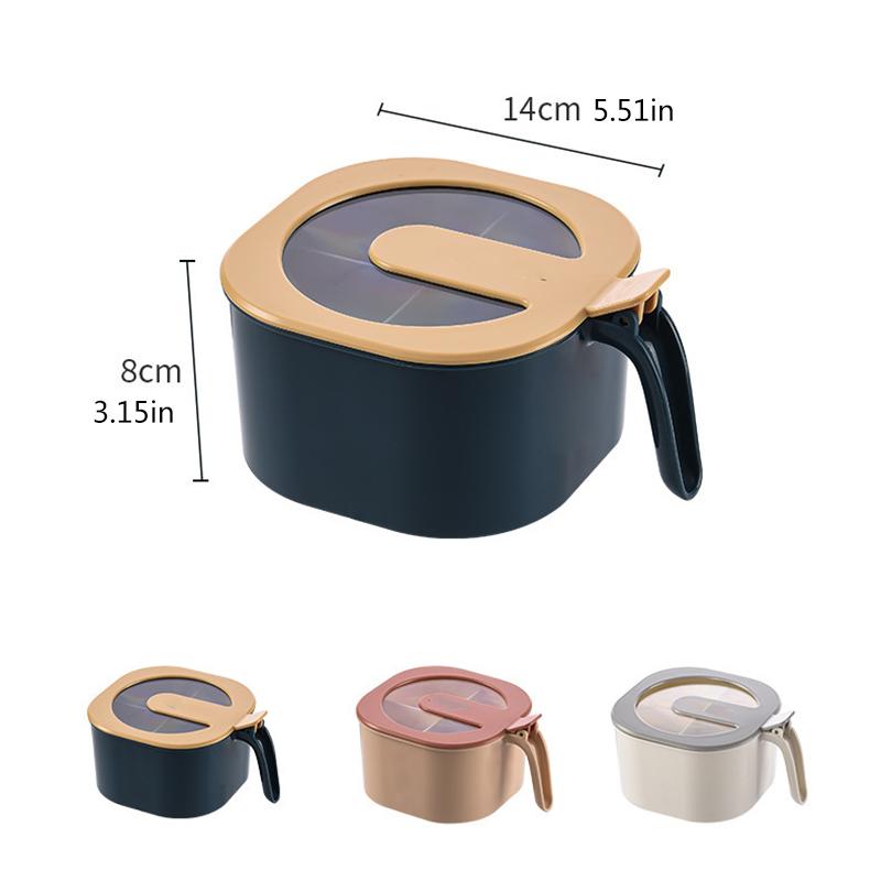 Hộp Đựng Gia Vị 4 Ngăn Tiện Lợi