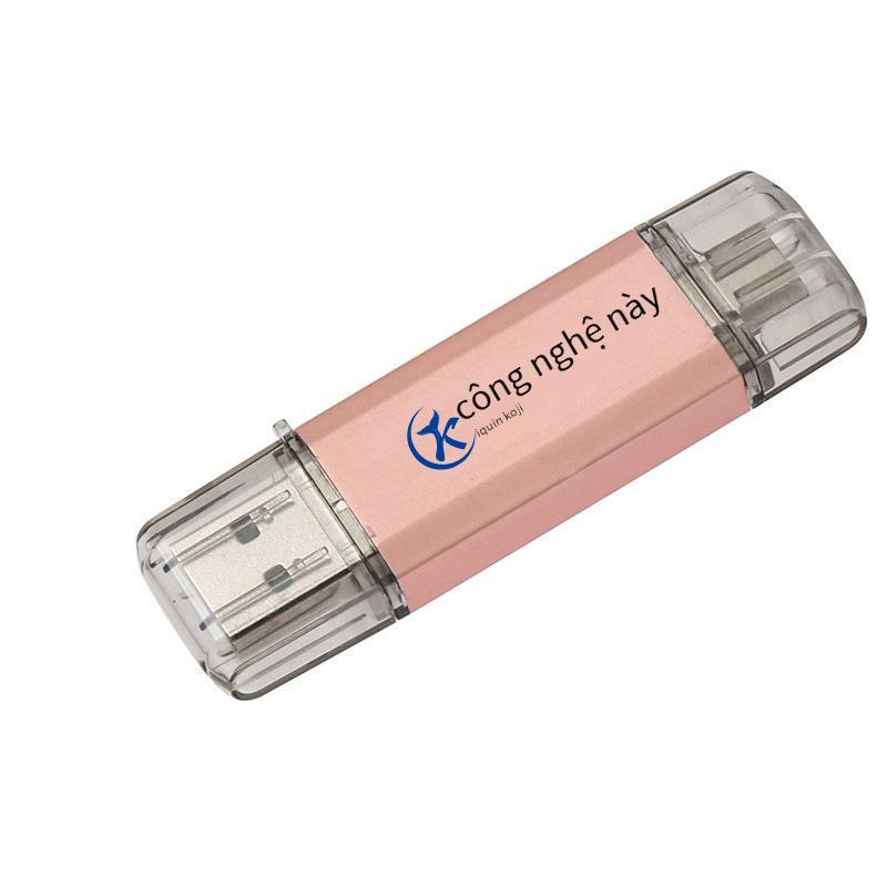 Món quà kinh doanh thuận lợi nhất Đĩa U biểu tượng tùy chỉnh dung lượng lớn 1TB Ổ đĩa flash USB tốc độ cao loại c sử dụng kép cho máy tính và điện thoại di động