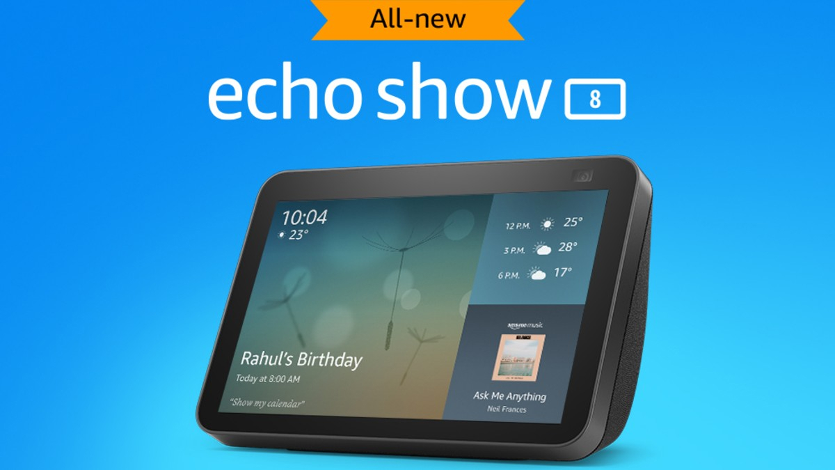 Màn Hình Thông Minh Amazon Echo Show 8 Gen 2 Tích Hợp Màn Hình Cảm Ứng Camera 13MP - Hàng Chính Hãng