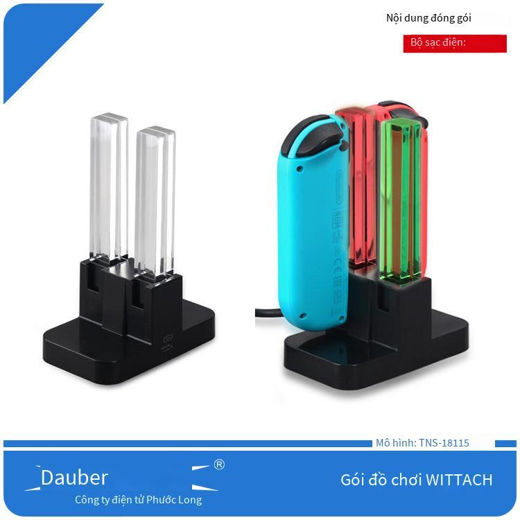 Công tắc đặc biệt tay cầm chơi game chân đế sạc bộ tay cầm NS đế sạc j-con vỏ bảo vệ nắp đính đá