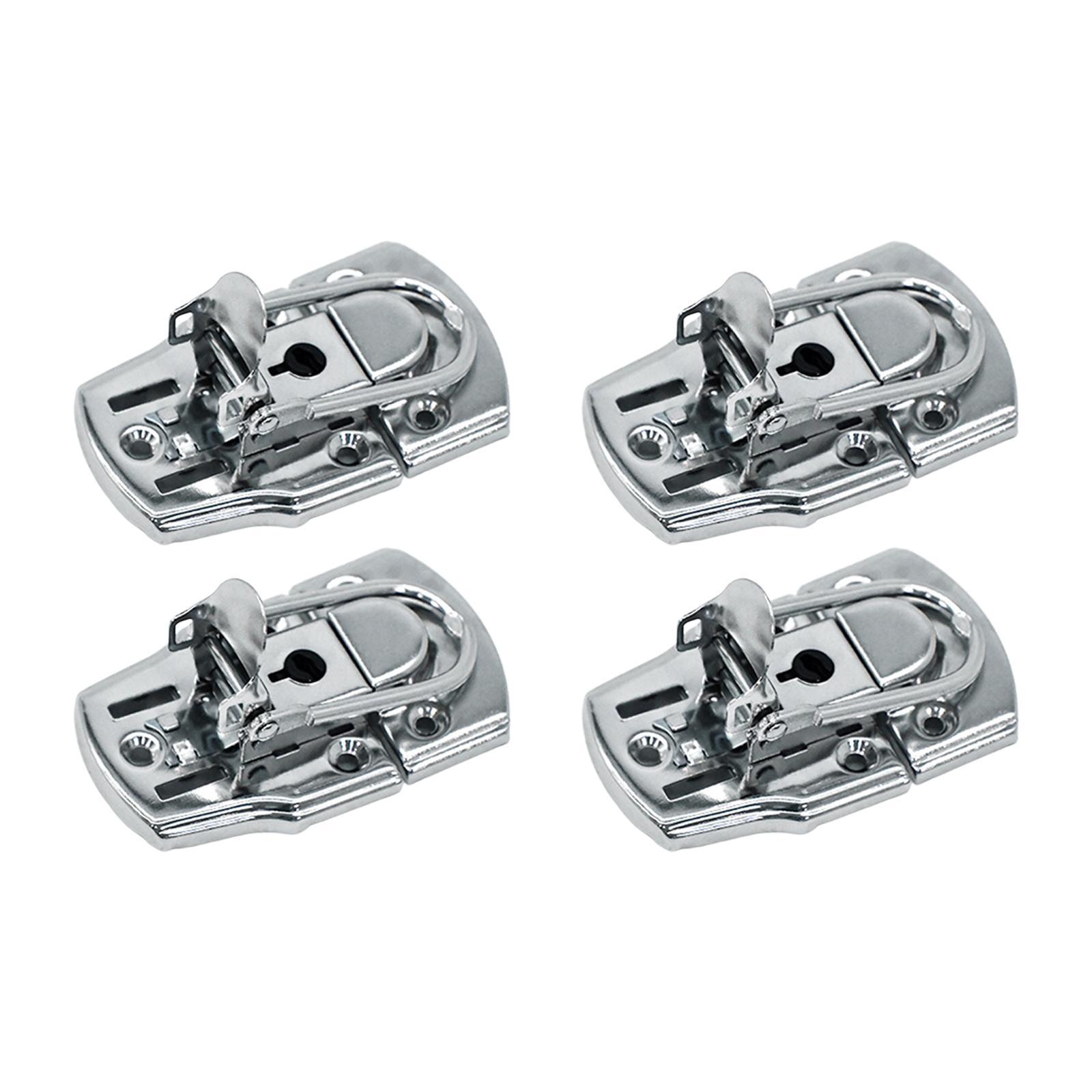 4x Toggle Hasp Latch Locked Buckles for Wooden Box Jewelry Box