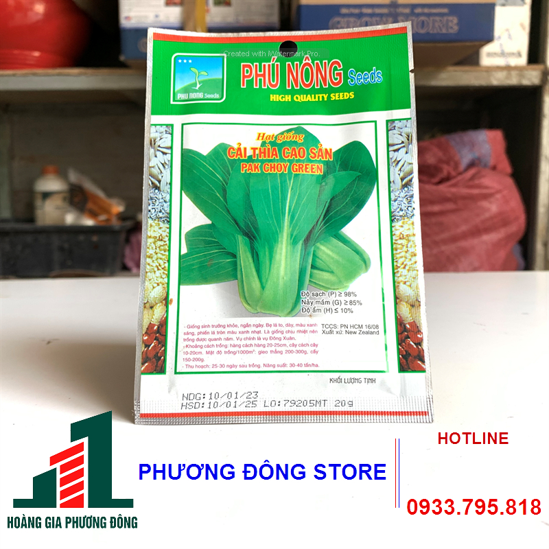Combo 5- 10 gói hạt giống cải thìa cao sản năng suất cao,dễ trồng