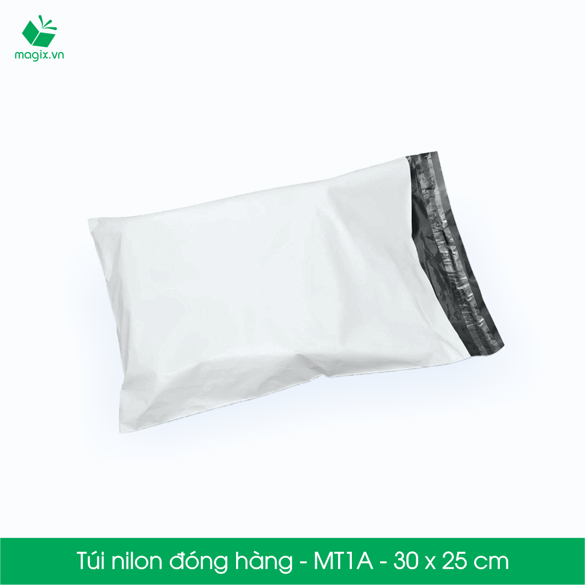 MT1A - 30x25 cm - 200 túi nilon 2 lớp đóng hàng thay thùng hộp carton