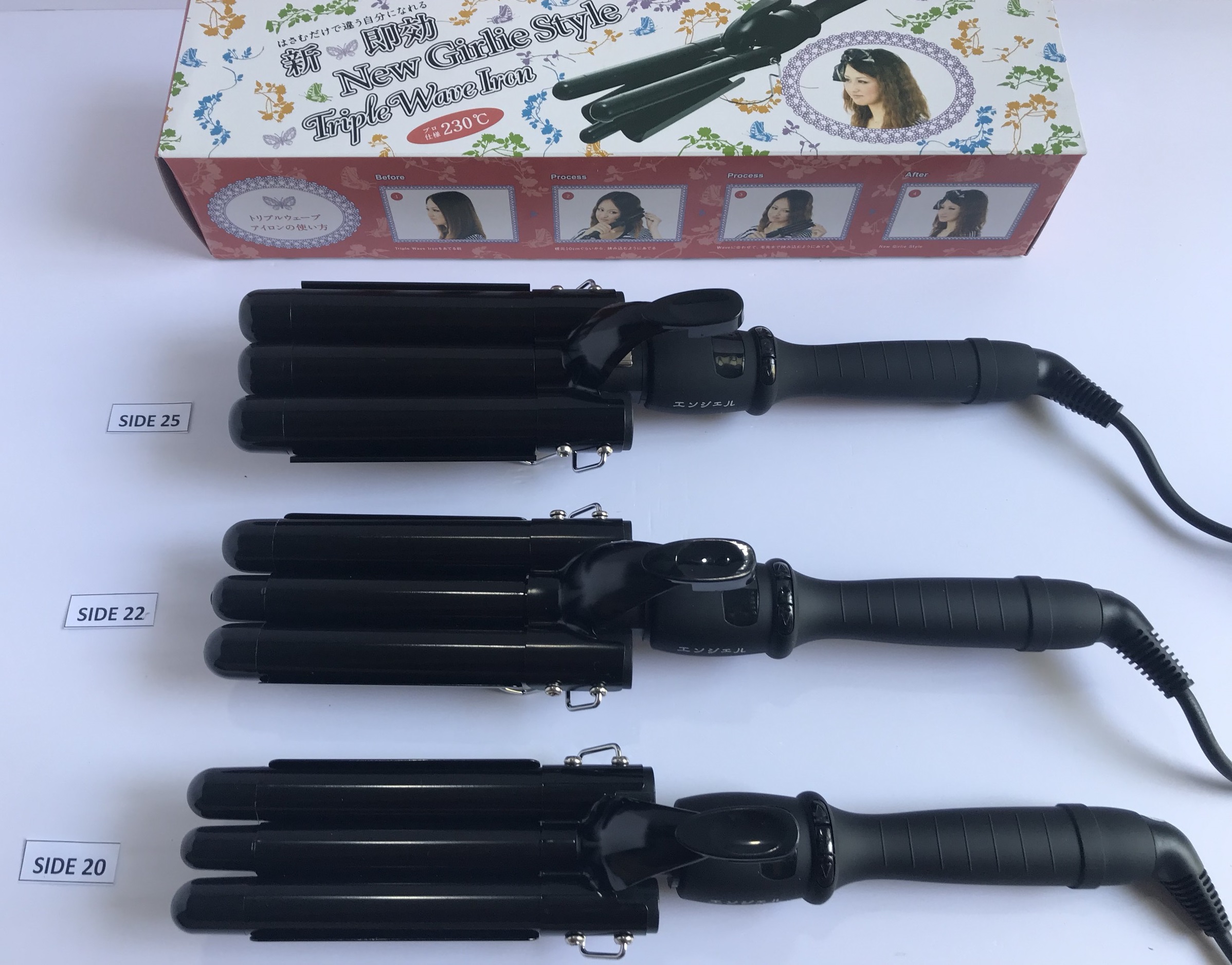 LỌN UỐN TÓC 3 ỐNG CÔ GÁI