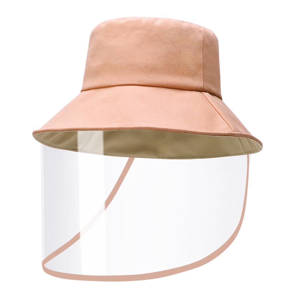 2 Pieces Anti-spit Hat Transparent Dustproof Cover Hat Bucket Hat