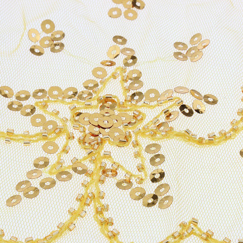 2 Lady Belly Dance Beaded Sequins Face Halloween Costume Accessory