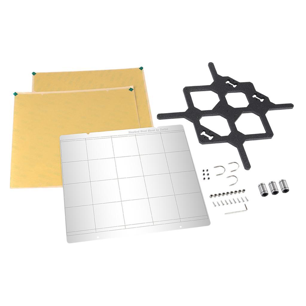 1 Set 3D   Platform Heated Bed + Attached PEI for  i3