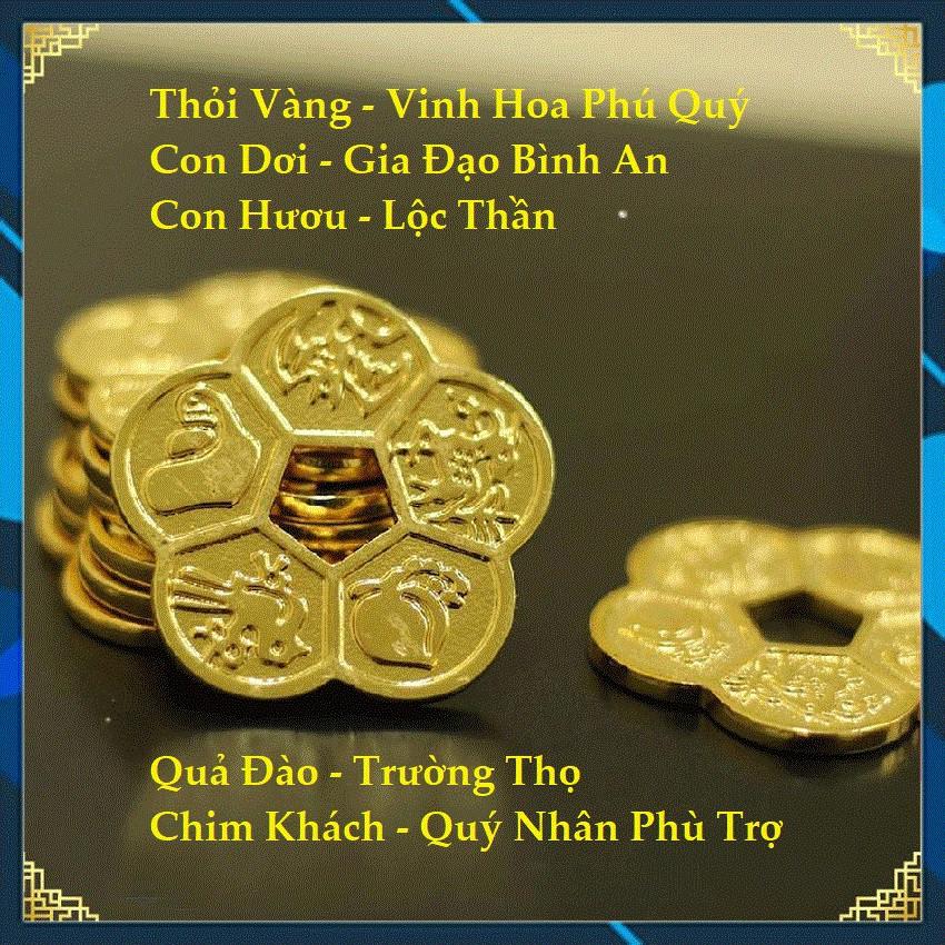 Đồng Xu Hoa Mai Giữ Tiền, Chiêu Tài, Nạp Phúc, Tăng lộc, Hóa Sát