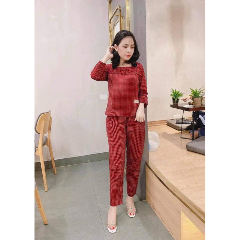Set đồ bộ quần áo mặc nhà cao cấp sang chảnh