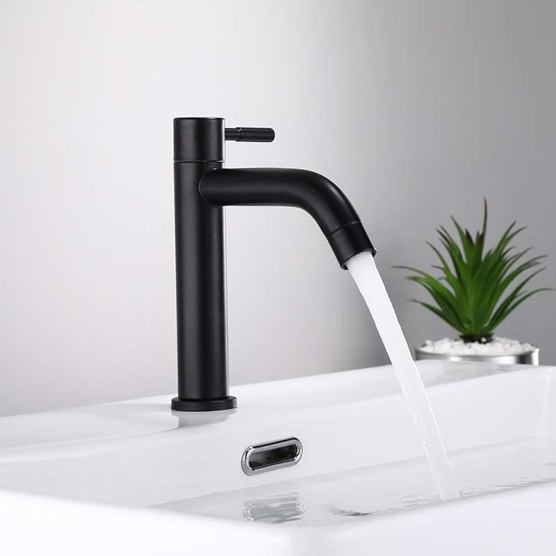 Vòi lavabo đơn black