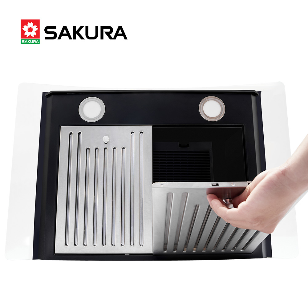 Máy Hút Mùi Kính Cong Cảm Ứng SAKURA SR-7730G Hàng Chính Hãng